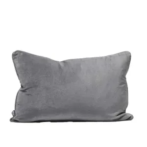 Lynette Velvet Cushion - Slate by Eadie Lifestyle, a Cushions, Decorative Pillows for sale on Style Sourcebook