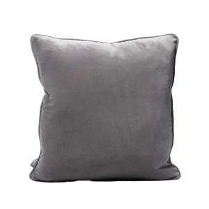 Lynette Velvet Cushion - Slate by Eadie Lifestyle, a Cushions, Decorative Pillows for sale on Style Sourcebook