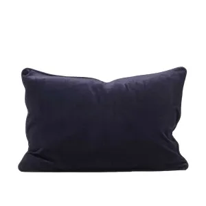 Lynette Velvet Cushion - Navy by Eadie Lifestyle, a Cushions, Decorative Pillows for sale on Style Sourcebook