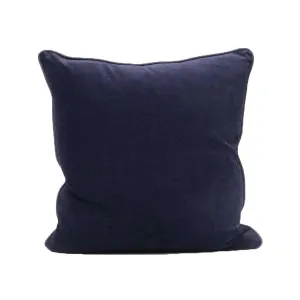 Lynette Velvet Cushion - Navy by Eadie Lifestyle, a Cushions, Decorative Pillows for sale on Style Sourcebook