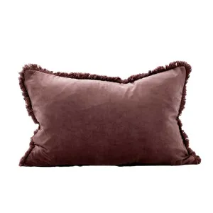 Lynette Boho Velvet Cushion - Chocolate by Eadie Lifestyle, a Cushions, Decorative Pillows for sale on Style Sourcebook