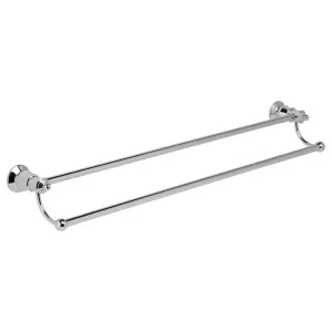 Lillian Towel Rail Double 750 Chrome by Fienza, a Towel Rails for sale on Style Sourcebook