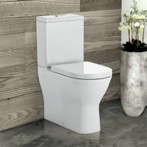 Delta Rimless Extra Height Back To Wall Suite S Trap Gloss White by Fienza, a Toilets & Bidets for sale on Style Sourcebook
