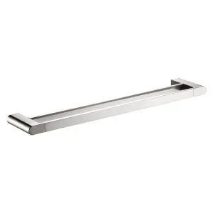 Flores Towel Rail Double 600 Brushed Nickel by Ikon, a Towel Rails for sale on Style Sourcebook