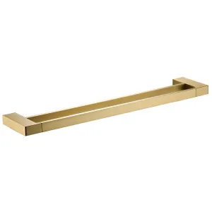 Ceram Towel Rail Double 800 Brushed Gold by Ikon, a Towel Rails for sale on Style Sourcebook