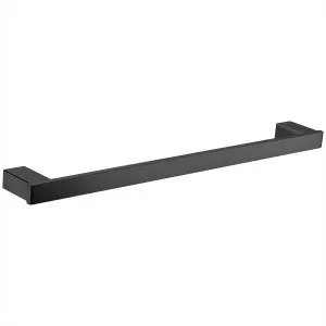 Suttor Towel Rail Single 750 Matte Black by NR, a Towel Rails for sale on Style Sourcebook