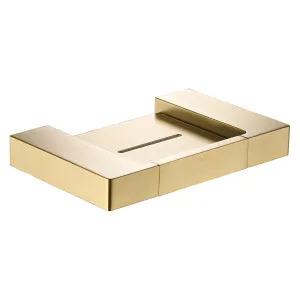 Ceram Soap Dish Brushed Gold by Ikon, a Soap Dishes & Dispensers for sale on Style Sourcebook