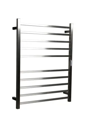 Towel Rail Heated Flat Square 700X900 Brushed Nickel by Hotwire, a Towel Rails for sale on Style Sourcebook