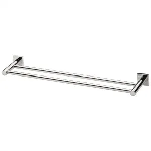 Radii Square Towel Rail Double 600 Chrome by PHOENIX, a Towel Rails for sale on Style Sourcebook