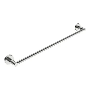 Misha Single Towel Rail 750 Brush Nickel by BEAUMONTS, a Towel Rails for sale on Style Sourcebook