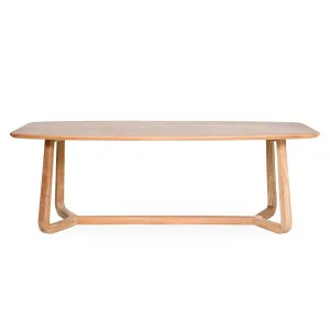 Flow - Oval Dining Table - Teak - Natural by Darcy & Duke, a Dining Tables for sale on Style Sourcebook