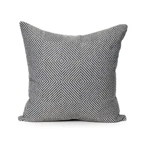 Textures Fabric Cushion - Natural Geo - 55 X 55 by Darcy & Duke, a Cushions, Decorative Pillows for sale on Style Sourcebook