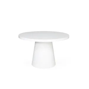 Clifton Round Dining Table - White by Darcy & Duke, a Tables for sale on Style Sourcebook