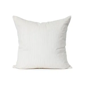 Cord Cushion - Cream - Feather Fill by Darcy & Duke, a Cushions, Decorative Pillows for sale on Style Sourcebook