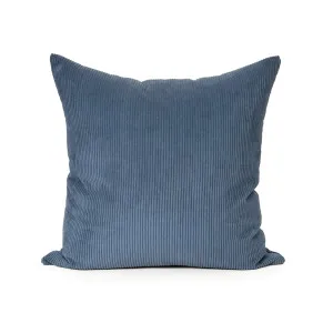 Cord Cushion - Navy - Feather Fill by Darcy & Duke, a Cushions, Decorative Pillows for sale on Style Sourcebook