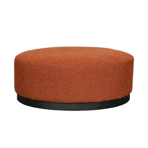 Tribeca Large Ottoman - BRICK BOUCLE by Darcy & Duke, a Ottomans for sale on Style Sourcebook
