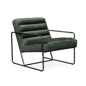 Cubica Chair - Olive - Gun Black Frame by Darcy & Duke, a Chairs for sale on Style Sourcebook