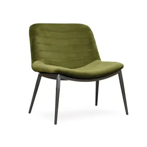 Ancona Chair - Olive - Brush Black Steel by Darcy & Duke, a Chairs for sale on Style Sourcebook