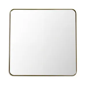 Gatsby Mirror Square - Brass Metal by Darcy & Duke, a Mirrors for sale on Style Sourcebook