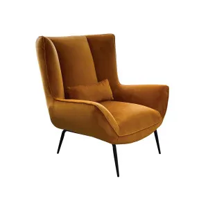Enzo Armchair - Dark Amber by Darcy & Duke, a Chairs for sale on Style Sourcebook