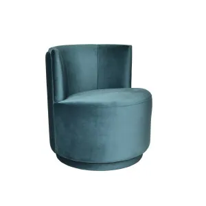 Petit Swivel Chair - Steel Blue by Darcy & Duke, a Chairs for sale on Style Sourcebook