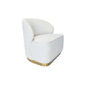 Genoa Chair - Ivory Boucle by Darcy & Duke, a Chairs for sale on Style Sourcebook