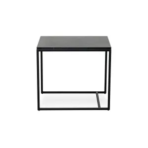 Reno Side Table Medium - Black Marble by Darcy & Duke, a Side Table for sale on Style Sourcebook