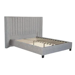 Lulu Bed - Textured Grey - King by Darcy & Duke, a Bed Heads for sale on Style Sourcebook