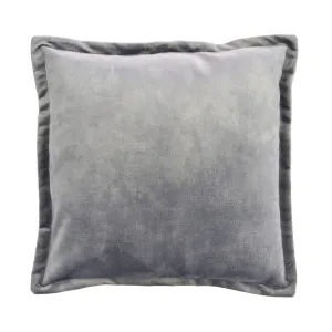 Essential Plush Velvet Cushion - Dove Grey by Darcy & Duke, a Cushions, Decorative Pillows for sale on Style Sourcebook