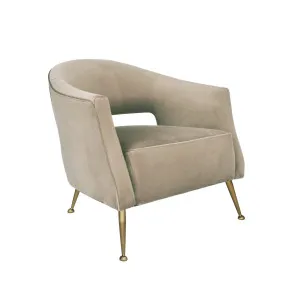 Avery Armchair - Taupe by Darcy & Duke, a Chairs for sale on Style Sourcebook