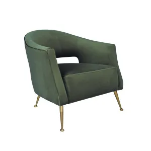 Avery Armchair - Olive by Darcy & Duke, a Chairs for sale on Style Sourcebook