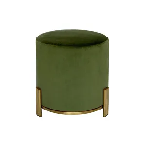 Luca Ottoman - Olive by Darcy & Duke, a Ottomans for sale on Style Sourcebook