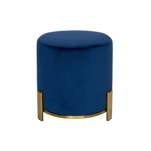 Luca Ottoman - Navy by Darcy & Duke, a Ottomans for sale on Style Sourcebook
