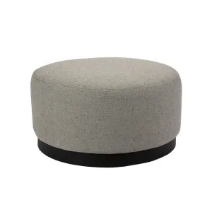 Tribeca Medium Ottoman - Grey by Darcy & Duke, a Ottomans for sale on Style Sourcebook