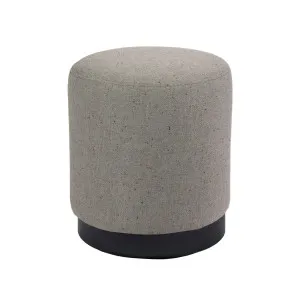 Tribeca Small Ottoman - Grey by Darcy & Duke, a Ottomans for sale on Style Sourcebook
