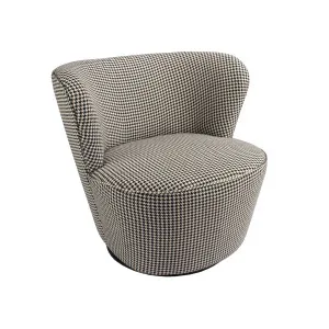 Coco Swivel Chair - Houndstooth by Darcy & Duke, a Chairs for sale on Style Sourcebook