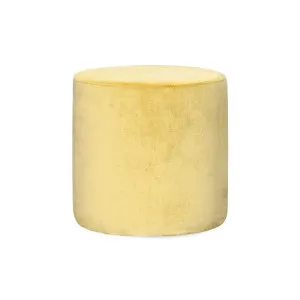 Soho Velvet Ottoman Small - Mustard by Darcy & Duke, a Ottomans for sale on Style Sourcebook