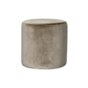 Soho Velvet Ottoman Small - Coffee by Darcy & Duke, a Ottomans for sale on Style Sourcebook