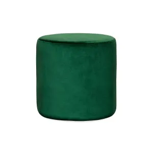 Soho Velvet Ottoman Small - Ivy Green by Darcy & Duke, a Ottomans for sale on Style Sourcebook