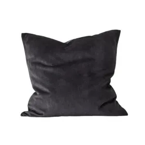 Weave Ava 50cm Velvet Cushion - Coal by Interior Secrets - AfterPay Available by Interior Secrets, a Cushions, Decorative Pillows for sale on Style Sourcebook