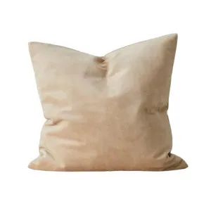 Weave Ava 50cm Velvet Cushion - Nougat by Interior Secrets - AfterPay Available by Interior Secrets, a Cushions, Decorative Pillows for sale on Style Sourcebook