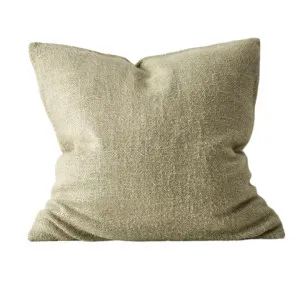 Ex Display - Weave Domenica 50cm Linen Cushion - Sage by Interior Secrets - AfterPay Available by Interior Secrets, a Cushions, Decorative Pillows for sale on Style Sourcebook