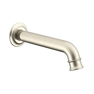 Eternal Wall Spout | Made From Brass In Brushed Nickel By ADP by ADP, a Bathroom Taps & Mixers for sale on Style Sourcebook