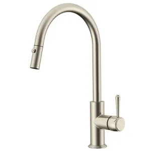 Eternal Pull Kitchen Mix | Made From Brass In Brushed Nickel By ADP by ADP, a Kitchen Taps & Mixers for sale on Style Sourcebook