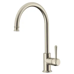 Eternal Kitchen Mixer | Made From Brass In Brushed Nickel By ADP by ADP, a Kitchen Taps & Mixers for sale on Style Sourcebook