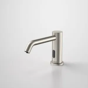 Liano II Sensor Hob Mounted Soap Dispenser | Made From Steel/Stainless Steel In Brushed Nickel By Caroma by Caroma, a Soap Dishes & Dispensers for sale on Style Sourcebook