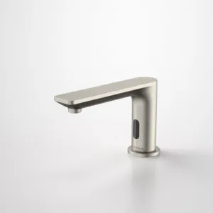 Urbane II Sensor Hob Mounted Soap Dispenser | Made From Brass In Brushed Nickel By Caroma by Caroma, a Soap Dishes & Dispensers for sale on Style Sourcebook