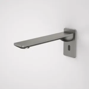 Urbane II Sensor 220mm Wall Outlet | Made From Brass In Gunmetal By Caroma by Caroma, a Bathroom Taps & Mixers for sale on Style Sourcebook