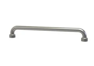 Straight Grab Rail 600mm Stainless Steel | Made From Stainless Steel/Satin In Chrome Finish By Oliveri by Oliveri, a Showers for sale on Style Sourcebook