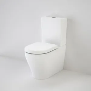Luna Close Coupled Wall Faced Toilet Suite Back Entry Soft Close 4Star In White By Caroma by Caroma, a Toilets & Bidets for sale on Style Sourcebook